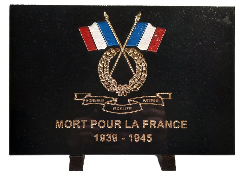 PLAQUE EN METAL guerrier antique 20X30 CM